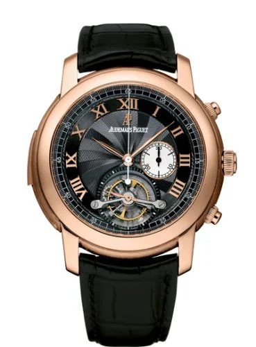 Jules Audemars Minute Repeater Tourbillon Chronograph Pink Gold / Black