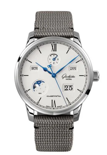 Senator Perpetual Calendar Stainless Steel / Silver / Synthetic