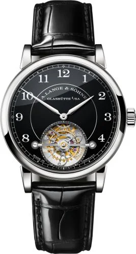 1815 Tourbillon Platinum / Black Enamel