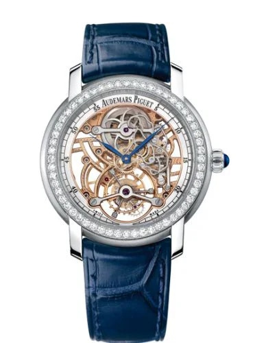Jules Audemars Tourbillon Platinum / Diamond / Openworked