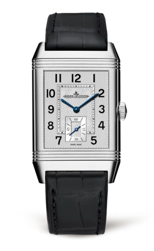 Reverso Classic Large Small Seconds Stainless Steel / Silver / Alligator