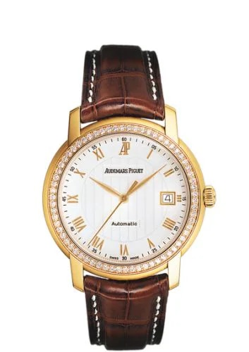 Jules Audemars Selfwinding Pink Gold / Diamond / White