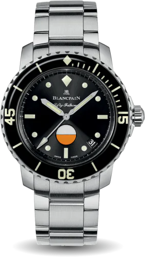 Fifty Fathoms MIL-SPEC Stainless Steel / Black / Bracelet
