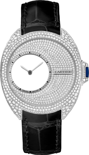 Clé de Cartier 41 Mysterious Hours Palladium / Diamond