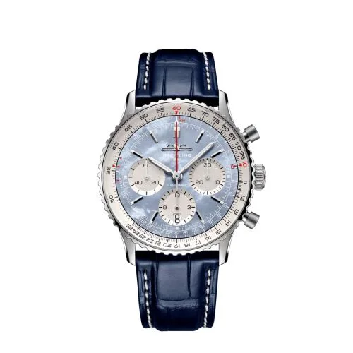 Navitimer B01 Chronograph 41 Stainless Steel / Blue MOP Japan