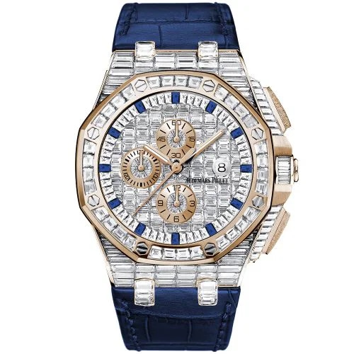 Royal Oak Offshore Pink Gold - Baguette / Sapphire