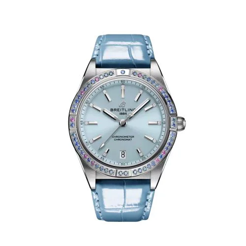Chronomat Automatic 36 Stainless Steel - White Gold / Ice Blue / South Sea