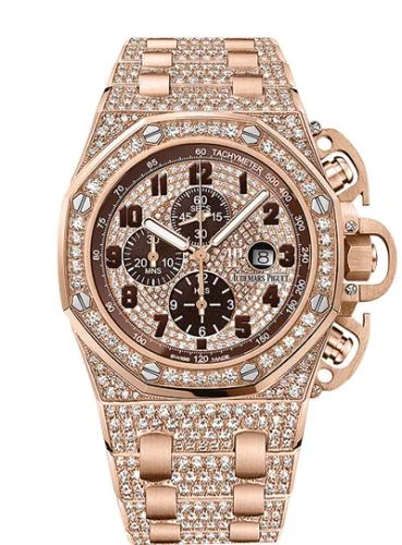 Royal Oak OffShore 26215 T3 Pink Gold / Diamond / Bracelet