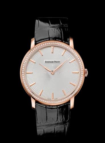 Jules Audemars 15182 Extra-Thin Pink Gold / Silver