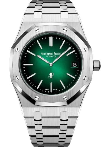 Royal Oak Extra-Thin Platinum / Green