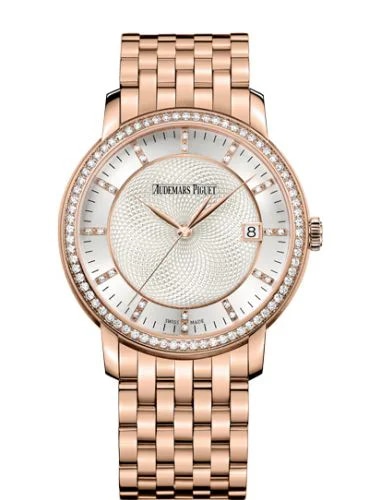 Jules Audemars Selfwinding Pink Gold / Diamond / Silver / Bracelet