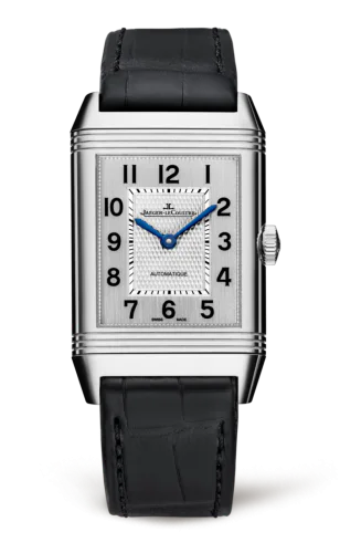 Reverso Classic Large Stainless Steel / Silver / Alligator