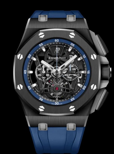 Royal Oak Offshore Tourbillon Chronograph Openworked Ceramic / Rubber