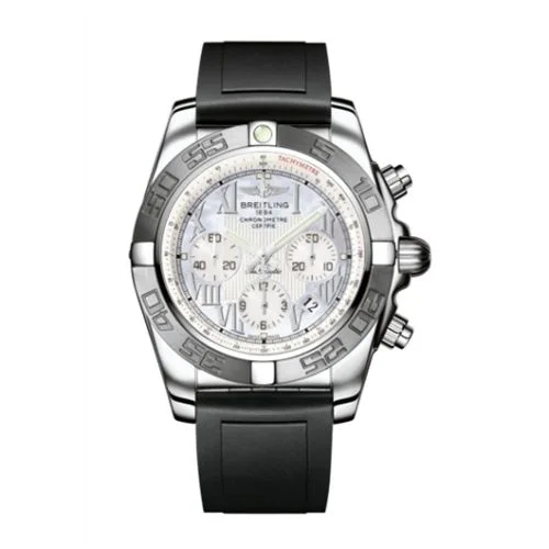 Chronomat 44 Stainless Steel / MOP - Roman / Rubber
