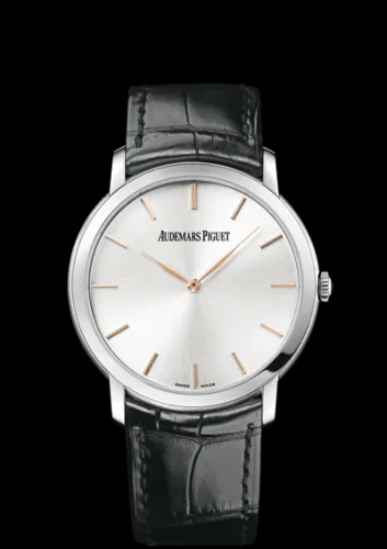 Jules Audemars 15180 Extra-Thin White Gold / Silver