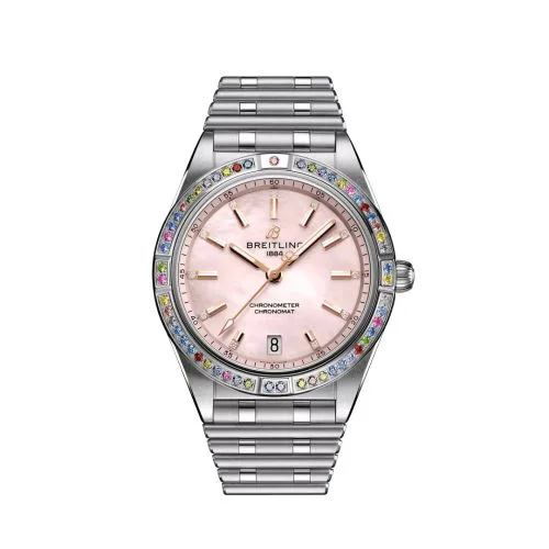 Chronomat Automatic 36 Stainless Steel - White Gold / MOP / South Sea / Bracelet