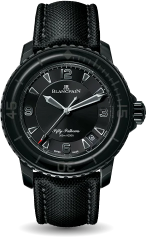 Fifty Fathoms Automatique DLC / Black / Black Canvas