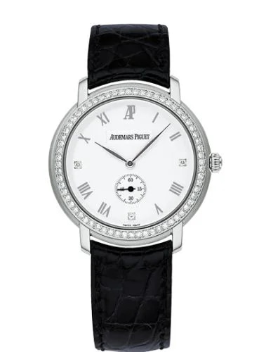 Jules Audemars Small Seconds White Gold / Diamond / Silver