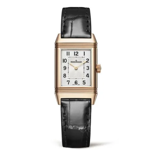 Reverso Classic Small Pink Gold / Silver / Alligator