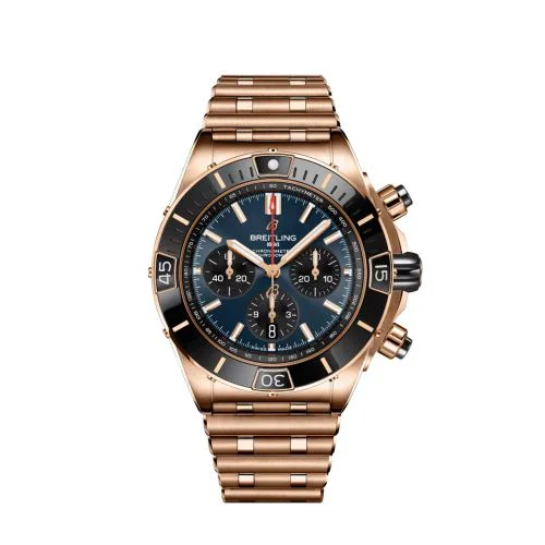 Super Chronomat B01 44 Red Gold / Blue / Rouleaux