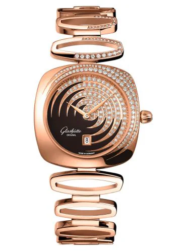 Pavonina  Date Red Gold / Diamond / Cold Enamel Brown / Bracelet