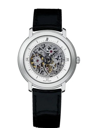 Jules Audemars Skeleton Hand-Wound White Gold / Silver