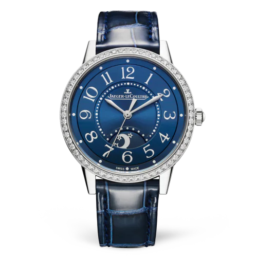 Rendez-Vous Night & Day Medium Stainless Steel / Blue / Alligator
