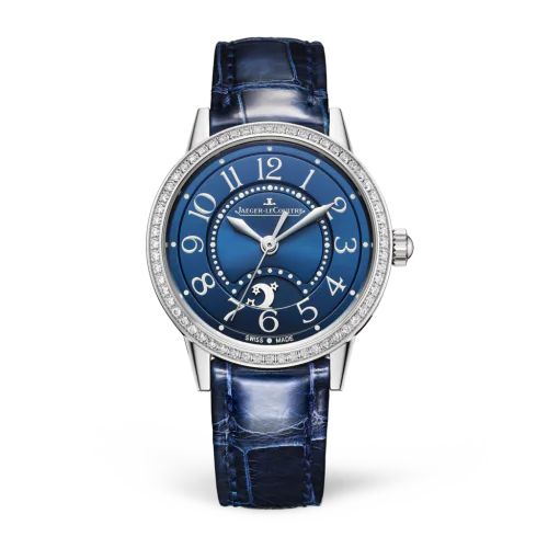 Rendez-Vous Night & Day Small Stainless Steel / Diamond / Blue / Alligator