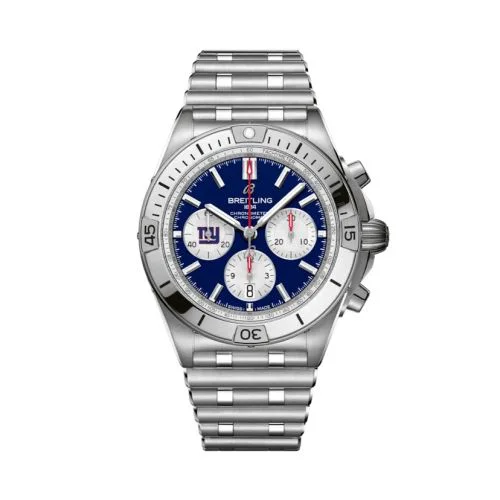 Chronomat B01 42 NFL New York Giants / Rouleaux