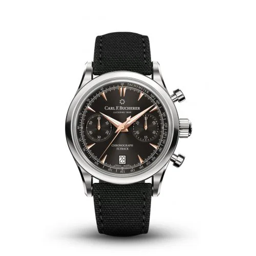 Manero Flyback 40 Stainless Steel / Black