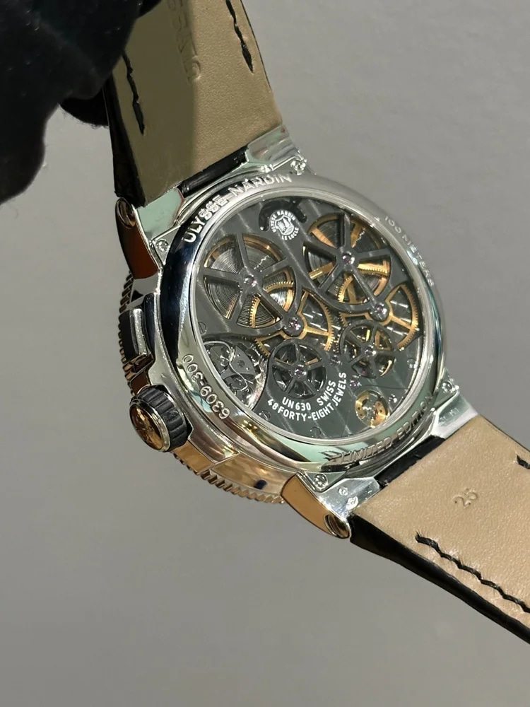 Ulysse Nardin Marine Grand Deck 44 MM Limited Edition 18 pcs Platinum , image 10 Ulysse Nardin Marine Grand Deck 44 MM Limited Edition 18 pcs Platinum , image 10