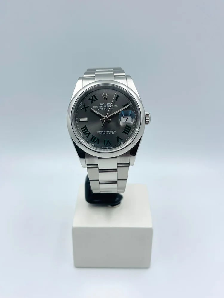 Rolex Datejust 36 Wimbledon Dial Oyster, image 1 Rolex Datejust 36 Wimbledon Dial Oyster, image 1