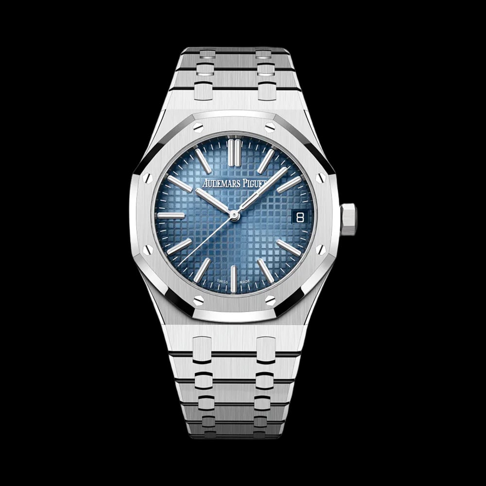 Audemars Piguet Royal Oak Blue Dial White Gold, image 1 Audemars Piguet Royal Oak Blue Dial White Gold, image 1