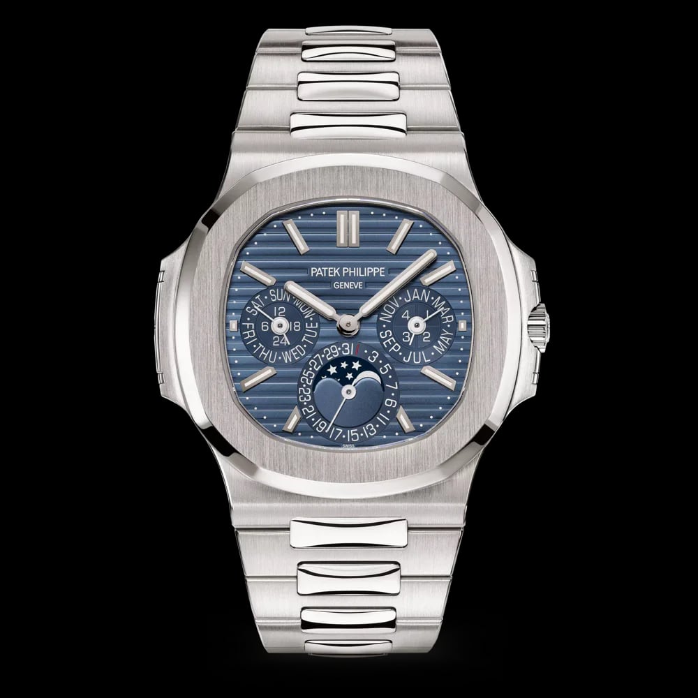 Patek Philippe Nautilus Perpetual Calendar White Gold, image 1 Patek Philippe Nautilus Perpetual Calendar White Gold, image 1