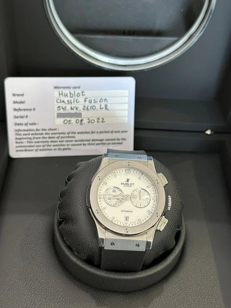 Hublot Classic Fusion Chronograph 541.NX.2610.LR, image 1 Hublot Classic Fusion Chronograph 541.NX.2610.LR, image 1
