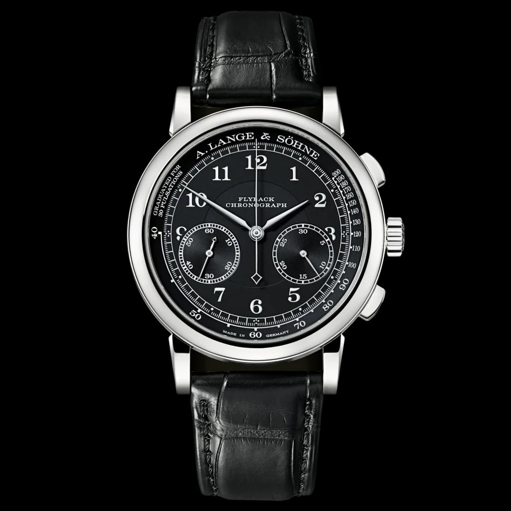 A. Lange & Söhne 1815 Chronograph Black Dial White Gold, image 1 A. Lange & Söhne 1815 Chronograph Black Dial White Gold, image 1