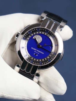 Harry Winston Opus 4 Platinum Tourbillon Minute-repeater with cathedral gongs Moonphase LE 18 pcs, image 1 Harry Winston Opus 4 Platinum Tourbillon Minute-repeater with cathedral gongs Moonphase LE 18 pcs, image 1