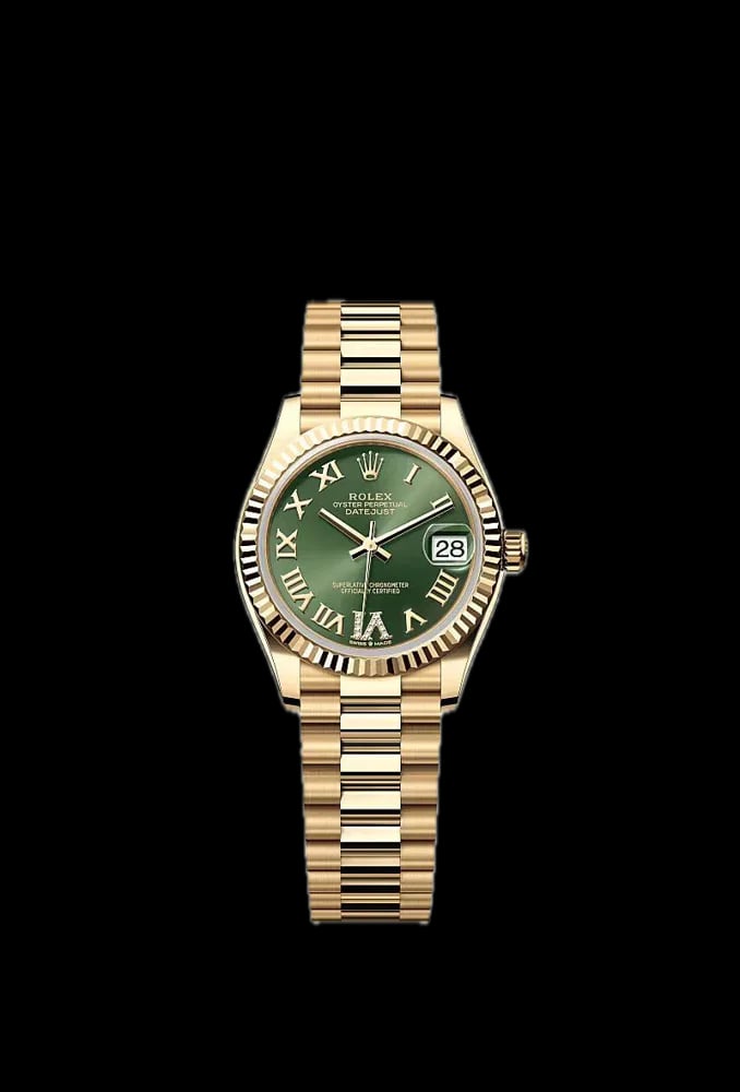 Rolex Datejust 31 Olive Green with Diamond VI, image 1 Rolex Datejust 31 Olive Green with Diamond VI, image 1
