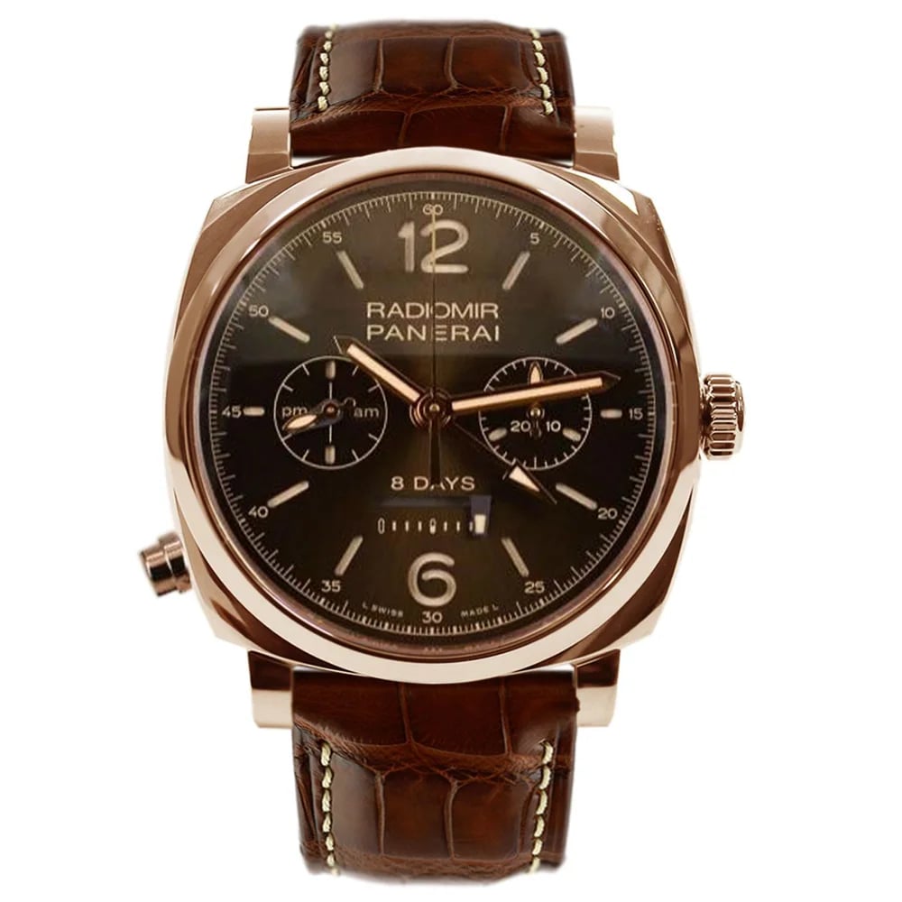 Panerai Radiomir 1940 Chrono Monopulsante 8 Days GMT Oro Rosso, image 1 Panerai Radiomir 1940 Chrono Monopulsante 8 Days GMT Oro Rosso, image 1