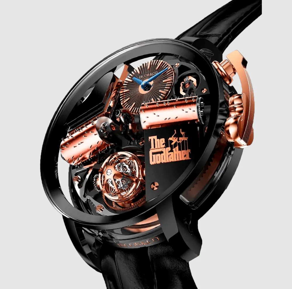 Jacob & Co. 23 OPERA GODFATHER MUSICAL WATCH BLACK DLC, image 1 Jacob & Co. 23 OPERA GODFATHER MUSICAL WATCH BLACK DLC, image 1