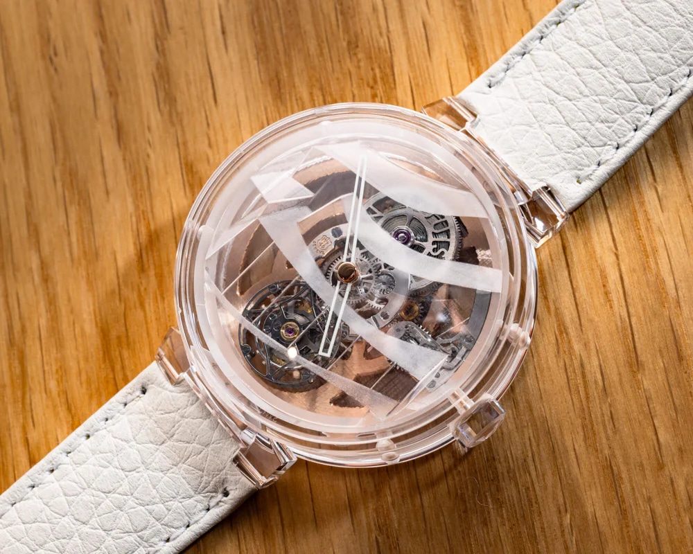 The Intersection of Architecture and Haute Horlogerie: Louis Vuitton x Frank Gehry's Tambour Moon Flying Tourbillon Poinçon De Genève Sapphire | Chrono 10:10 The Intersection of Architecture and Haute Horlogerie: Louis Vuitton x Frank Gehry's Tambour Moon Flying Tourbillon Poinçon De Genève Sapphire | Chrono 10:10