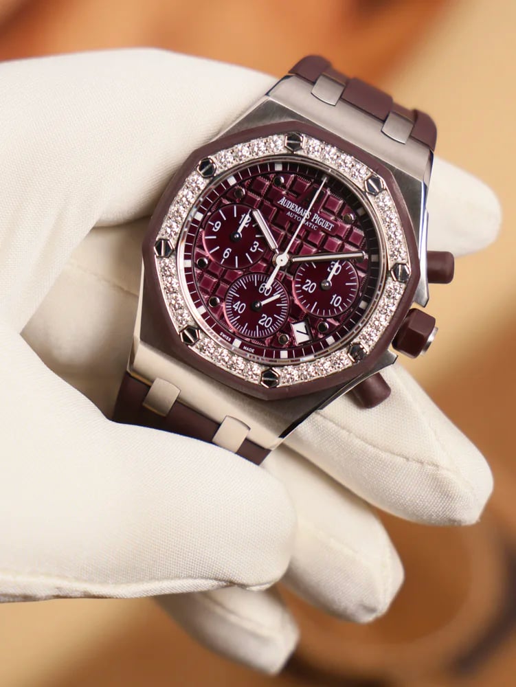 Audemars Piguet Royal Oak Offshore Lady Purple Dial, image 1 Audemars Piguet Royal Oak Offshore Lady Purple Dial, image 1