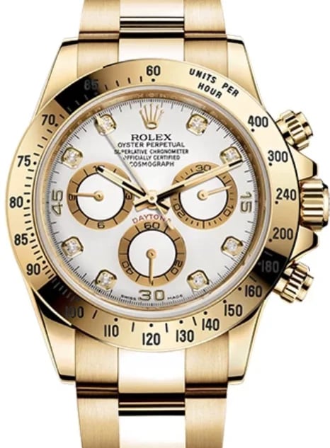 Rolex Daytona White Dial Diamonds, image 1 Rolex Daytona White Dial Diamonds, image 1
