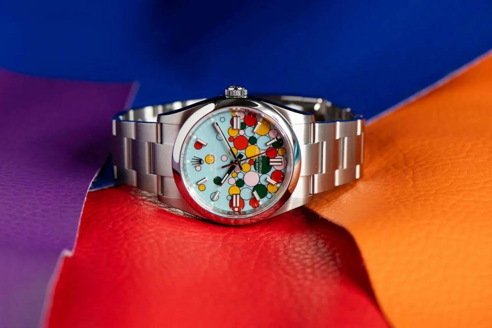 Introducing the Rolex Oyster Perpetual Celebration Dial: A Splash of Color in Timekeeping | Chrono 10:10 Introducing the Rolex Oyster Perpetual Celebration Dial: A Splash of Color in Timekeeping | Chrono 10:10