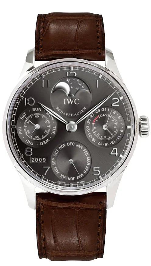 IWC Portuguese Perpetual Calendar White Gold, image 1 IWC Portuguese Perpetual Calendar White Gold, image 1