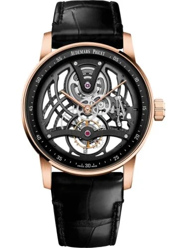 CODE 11.59 Tourbillon Openworked Red Gold / Black