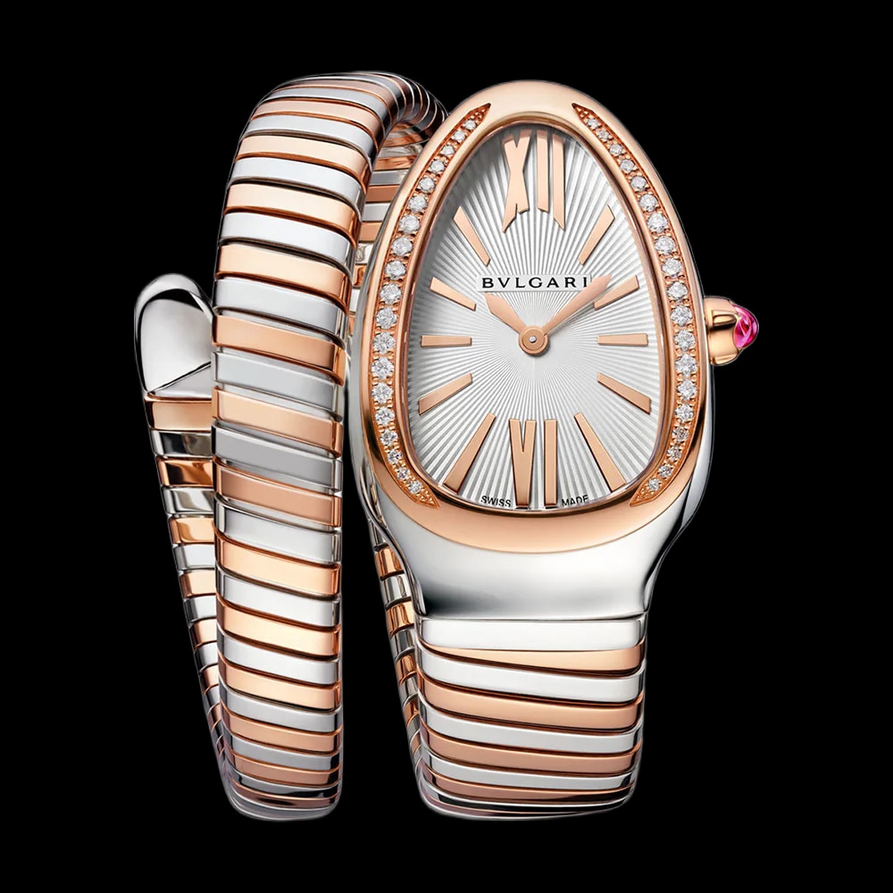 Serpenti Tubogas Steel/Rose Gold 135mm, image 1 Serpenti Tubogas Steel/Rose Gold 135mm, image 1