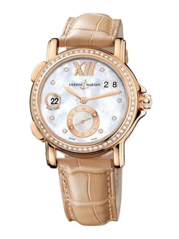Ulysse Nardin Dual Time Lady with Diamonds 246-22B/391, image 1 Ulysse Nardin Dual Time Lady with Diamonds 246-22B/391, image 1