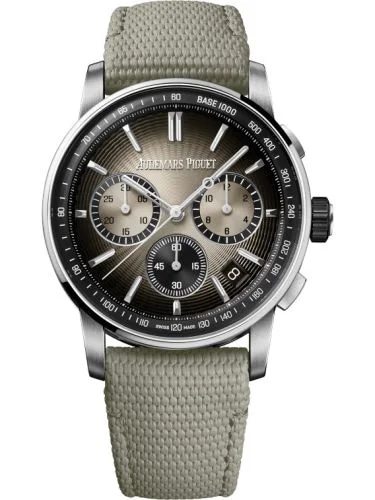 CODE 11.59 Chronograph Selfwinding Stainless Steel - Ceramic / Beige / Fabric