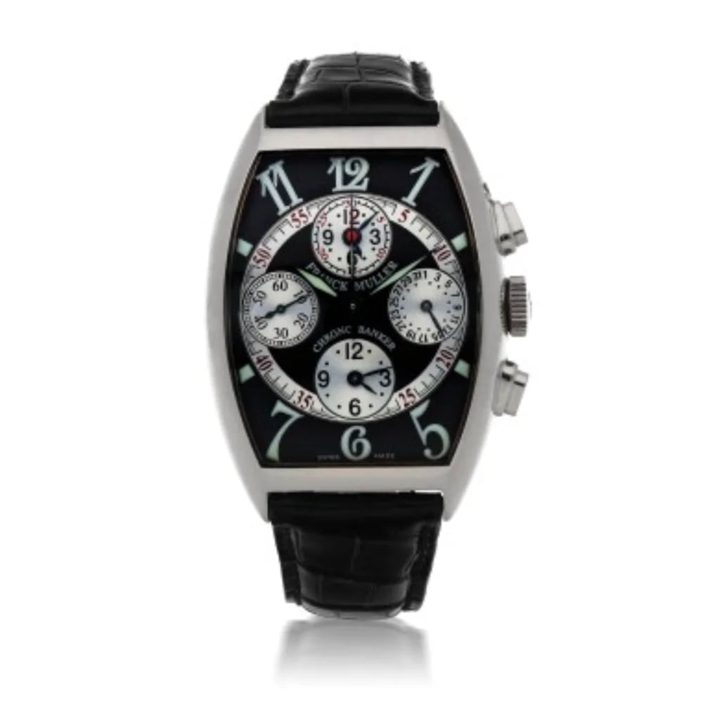 Franck Muller Master Banker White Gold Black Dial, image 1 Franck Muller Master Banker White Gold Black Dial, image 1